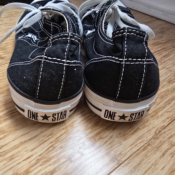 Converse Classic Black and White Canvas Sneakers - Picture 4 of 6